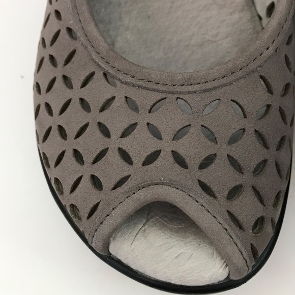 JAMBU Journey Encore Wedge Heel Sandals Leather Tan Women’s Size 6 - Picture 4 of 16